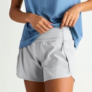 Free Fly Bamboo lined breeze shorts - 6 inch inseam - light gray